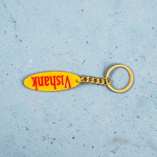 Custom Name Keychain – Dual Colour (Personalized Gift)